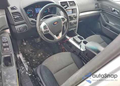 2014 Ford Explorer Police Interceptor z USA, uszkodzony, nr VIN 1FM5K8AR9EGA14436